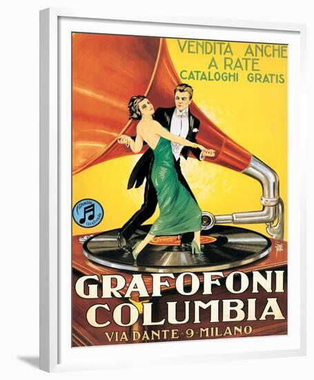 Grafofoni Columbia, Milano-null-Framed Art Print