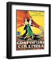 Grafofoni Columbia, Milano-null-Framed Art Print