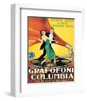 Grafofoni Columbia, Milano-null-Framed Art Print