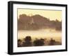 Grafrath Monastery in Fog, at Sunrise, Bavaria, Germany, Europe-Jochen Schlenker-Framed Photographic Print