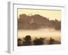 Grafrath Monastery in Fog, at Sunrise, Bavaria, Germany, Europe-Jochen Schlenker-Framed Photographic Print