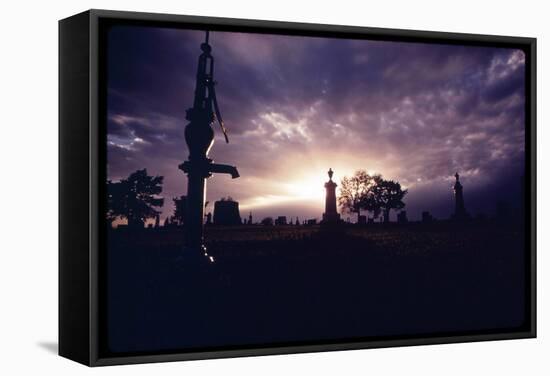 Grafton Cemetery-null-Framed Stretched Canvas