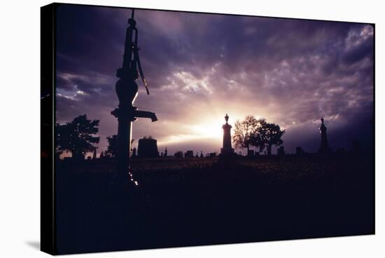 Grafton Cemetery-null-Stretched Canvas