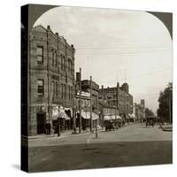 Grafton Street, Charlottetown, Prince Edward Island, Canada, Early 20th Century-null-Stretched Canvas