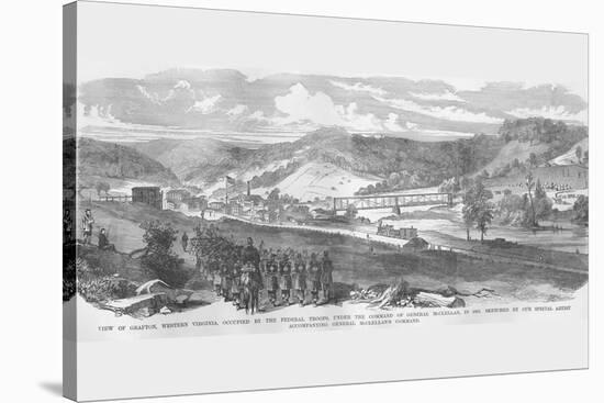 Grafton, West Virginia Occupied-Frank Leslie-Stretched Canvas