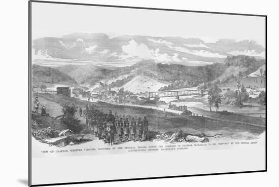 Grafton, West Virginia Occupied-Frank Leslie-Mounted Art Print