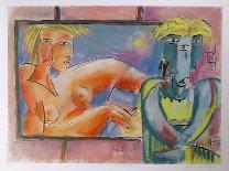 Nude in Studio-Graham Borough-Framed Collectable Print