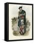Graham , from the Clans of the Scottish Highlands, Pub.1845 (Colour Litho)-Robert Ronald McIan-Framed Stretched Canvas