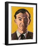 Graham Greene, 2008-Sara Hayward-Framed Giclee Print