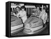 Graham Hill and Jim Clark on Dodgem Cars at Butlins, Bognor Regis, 1960S-null-Framed Stretched Canvas