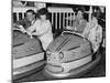 Graham Hill and Jim Clark on Dodgem Cars at Butlins, Bognor Regis, 1960S-null-Mounted Photographic Print