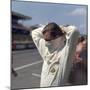Graham Hill Getting Ready for the French Grand Prix, Le Mans, France, 1967-null-Mounted Photographic Print
