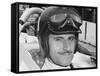 Graham Hill in Cockpit of Lola T90, Indianapolis, 1966-null-Framed Stretched Canvas