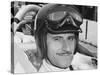 Graham Hill in Cockpit of Lola T90, Indianapolis, 1966-null-Stretched Canvas