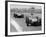 Graham Hill Leads in his Lotus 16 from Jack Brabham in Cooper T45, 1958 British Grand Prix-null-Framed Photographic Print