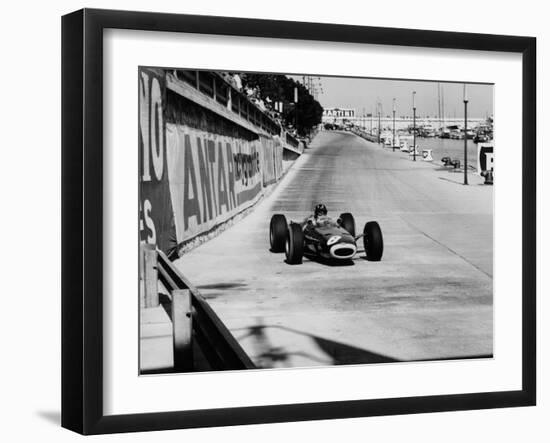 Graham Hill, Monaco Grand Prix, 1964-null-Framed Photographic Print