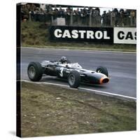 Graham Hill Racing a Brm P261, British Grand Prix, Brands Hatch, Kent, 1966-null-Stretched Canvas