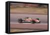 Graham Hill's Lotus at Speed, Spanish Grand Prix, Jarama, Madrid, 1968-null-Framed Stretched Canvas