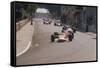 Graham Hill's Lotus Leading John Surtees' Honda, Monaco Grand Prix, 1968-null-Framed Stretched Canvas