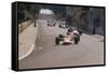 Graham Hill's Lotus Leading John Surtees' Honda, Monaco Grand Prix, 1968-null-Framed Stretched Canvas