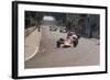 Graham Hill's Lotus Leading John Surtees' Honda, Monaco Grand Prix, 1968-null-Framed Photographic Print