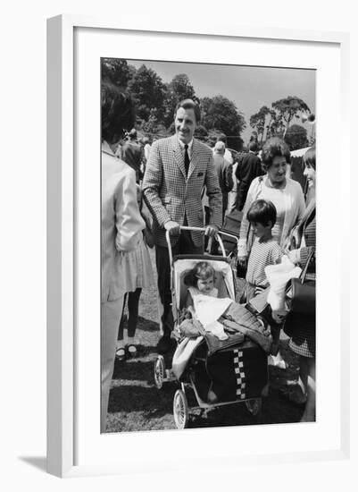 Graham Hill with His Family, C1968-null-Framed Photographic Print