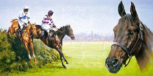 'Teeton Mill' winning at Kempton, 1998-Graham Isom-Mounted Premium Giclee Print