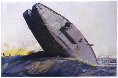 Tank on Rough Ground-Graham Simmons-Art Print