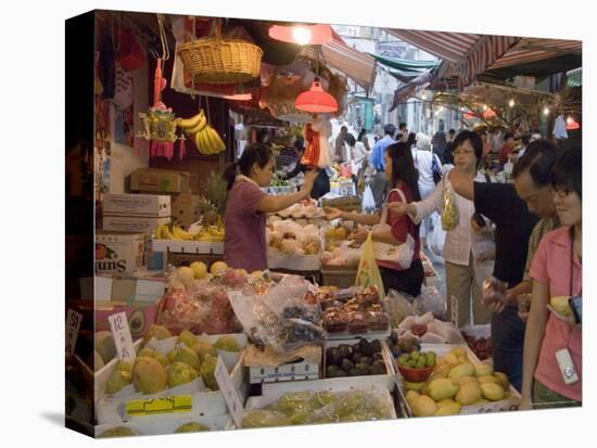 Graham Street, Central District, Hong Kong, China-Sergio Pitamitz-Stretched Canvas