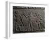 Grain Harvesting, Relief, from Giza-null-Framed Giclee Print