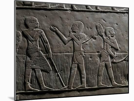 Grain Harvesting, Relief, from Giza-null-Mounted Giclee Print