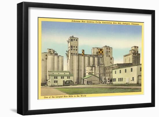 Grain Mills, Stuttgart, Arkansas-null-Framed Art Print