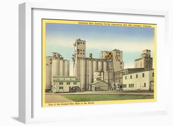 Grain Mills, Stuttgart, Arkansas-null-Framed Art Print