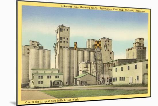 Grain Mills, Stuttgart, Arkansas-null-Mounted Art Print