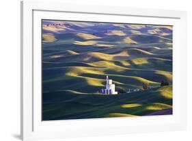 Grain Silo, Palouse Country, Washington, USA-Terry Eggers-Framed Photographic Print