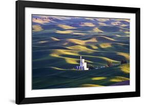 Grain Silo, Palouse Country, Washington, USA-Terry Eggers-Framed Photographic Print