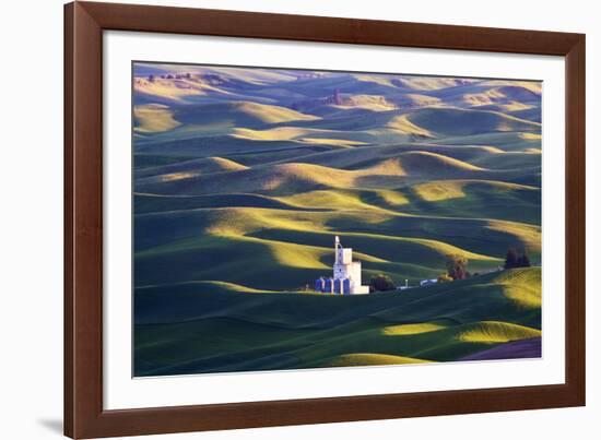 Grain Silo, Palouse Country, Washington, USA-Terry Eggers-Framed Photographic Print