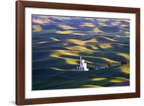 Grain Silo, Palouse Country, Washington, USA-Terry Eggers-Framed Photographic Print