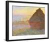 Grainstack (Sunset), 1891-Claude Monet-Framed Premium Giclee Print