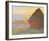 Grainstack (Sunset), 1891-Claude Monet-Framed Premium Giclee Print