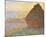 Grainstack (Sunset), 1891-Claude Monet-Mounted Premium Giclee Print