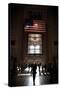 Gramd Central Station American Flag NYC-null-Stretched Canvas