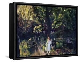 Gramercy Park-George Wesley Bellows-Framed Stretched Canvas