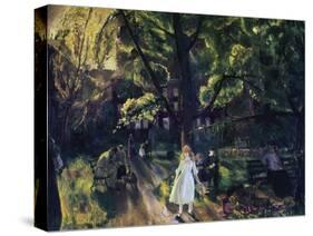 Gramercy Park-George Wesley Bellows-Stretched Canvas