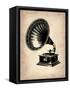 Gramophone 1-NaxArt-Framed Stretched Canvas