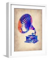 Gramophone 2-NaxArt-Framed Art Print