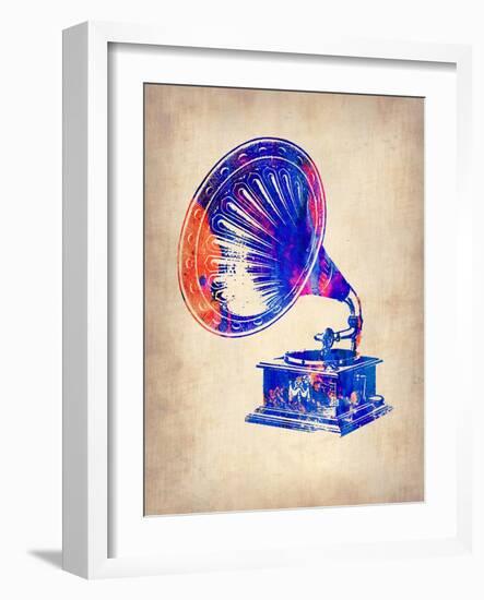 Gramophone 2-NaxArt-Framed Art Print