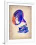 Gramophone 2-NaxArt-Framed Art Print