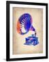 Gramophone 2-NaxArt-Framed Art Print