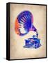 Gramophone 2-NaxArt-Framed Stretched Canvas